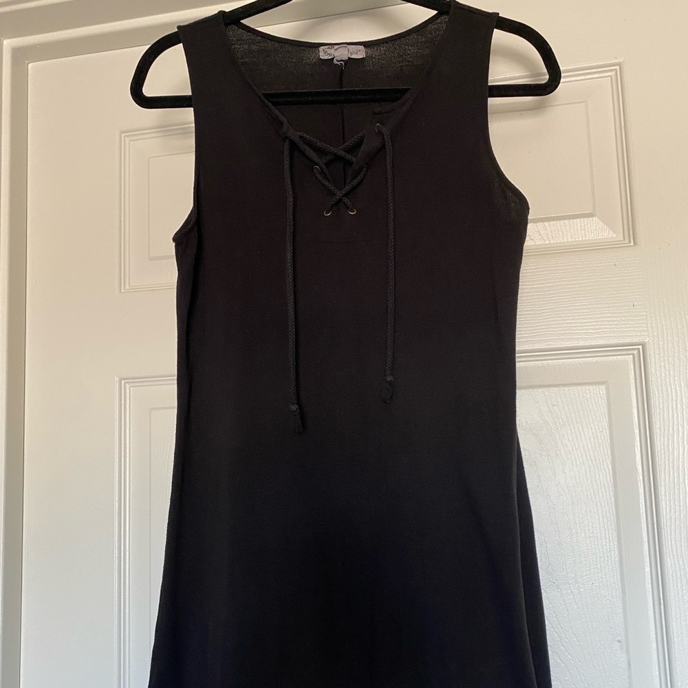 Tank lace up dress